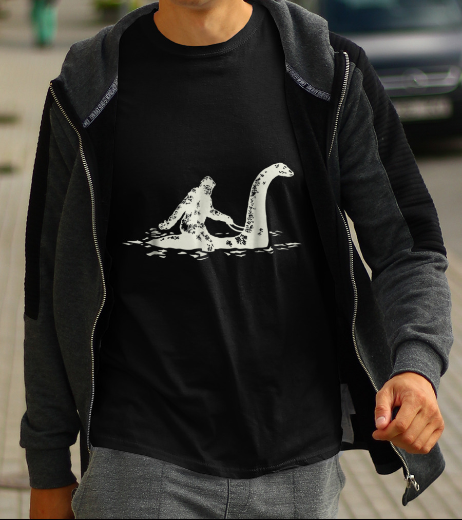 Bigfoot Sasquatch And Loch Ness Monster Adventure T-Shirt