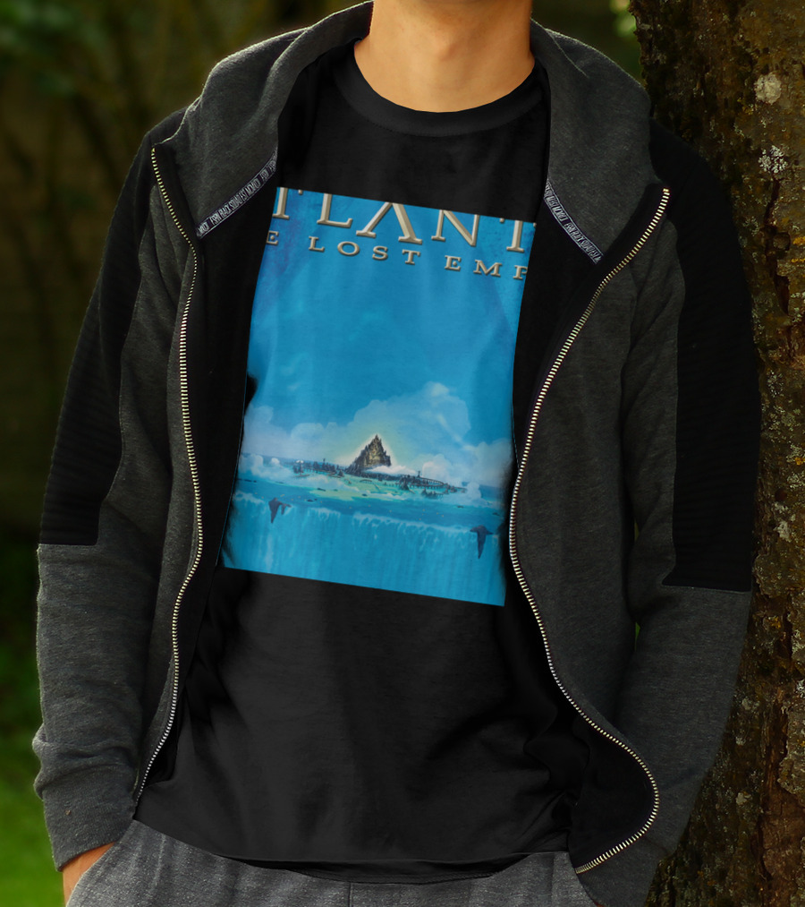 Atlantis The Lost Empire Disney Movie Scene Fade T-Shirt