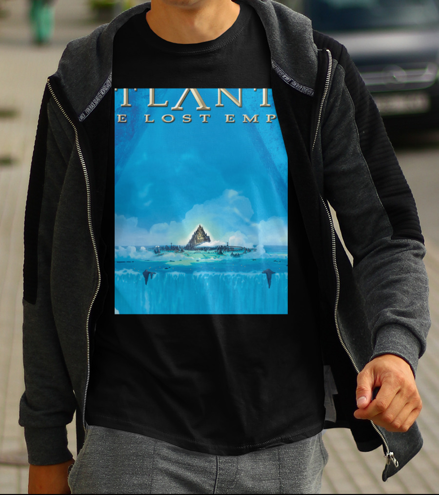 Atlantis The Lost Empire Disney Movie Scene Fade T-Shirt