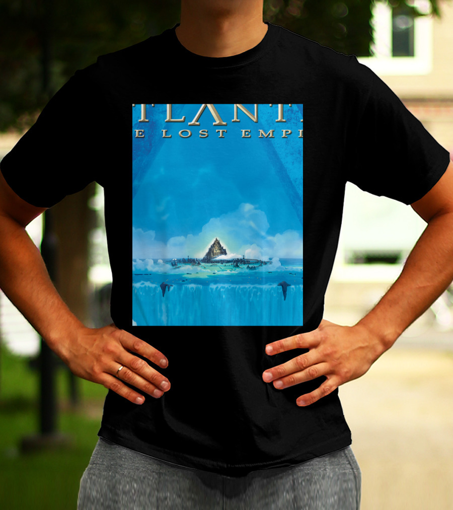 Atlantis The Lost Empire Disney Movie Scene Fade T-Shirt