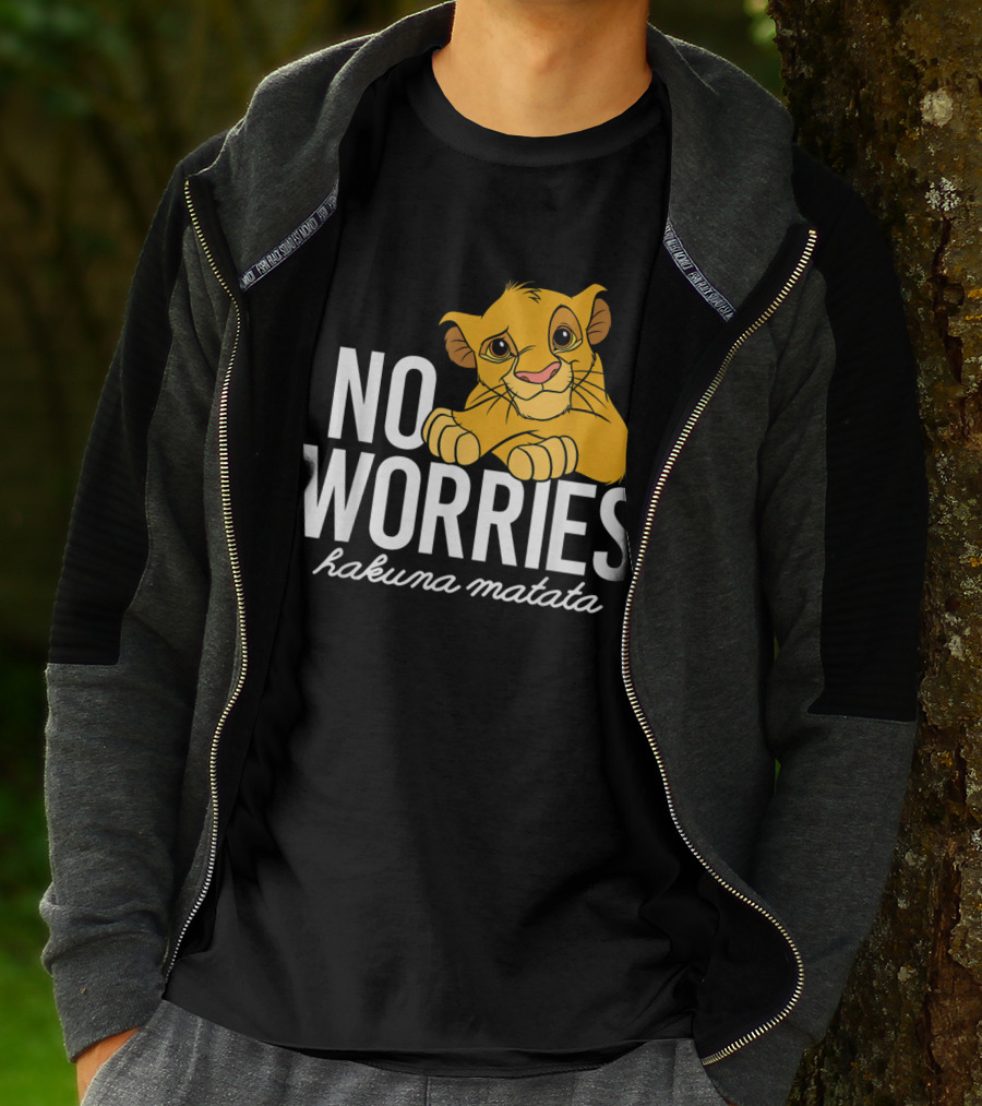 The Lion King No Worries Hakuna Matata Simba Classic Disney T-Shirt