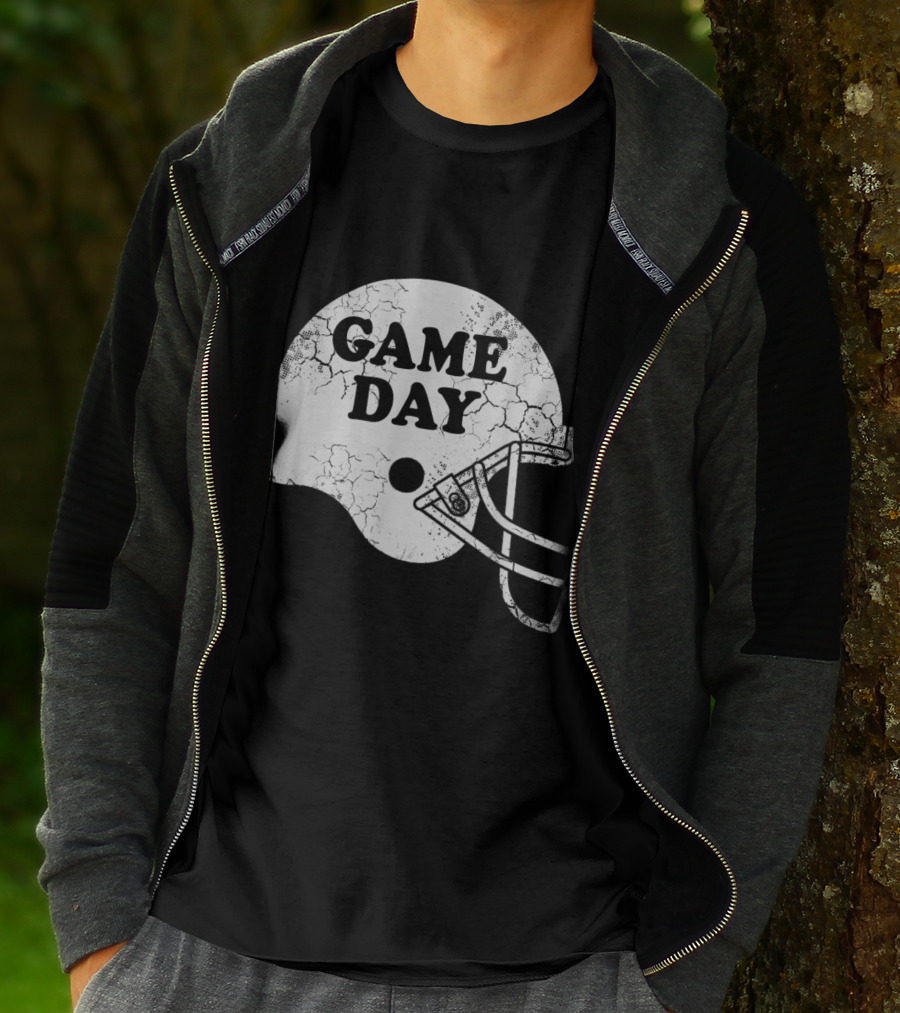 Game Day Football Helmet T-Shirt