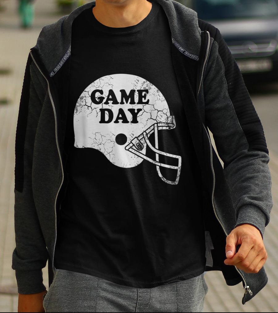 Game Day Football Helmet T-Shirt