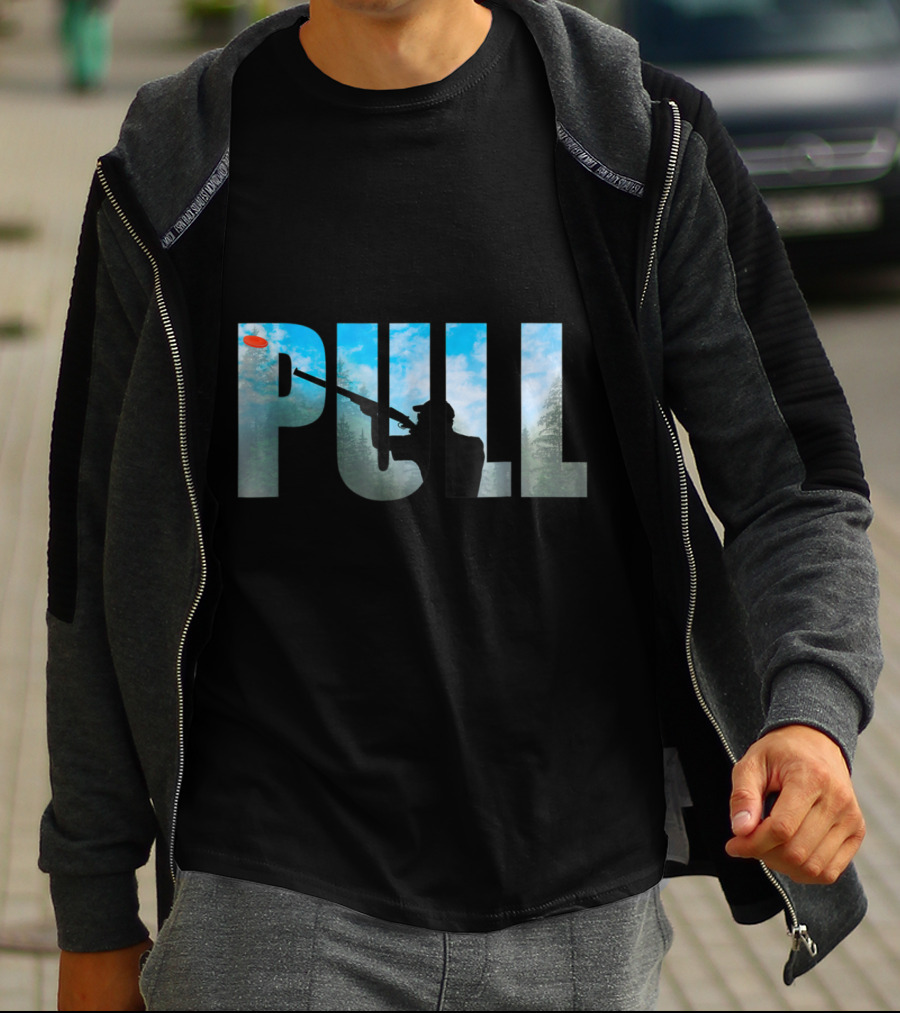 Pull Skeet Trap Clay Shotgun Shooting Sporting T-Shirt