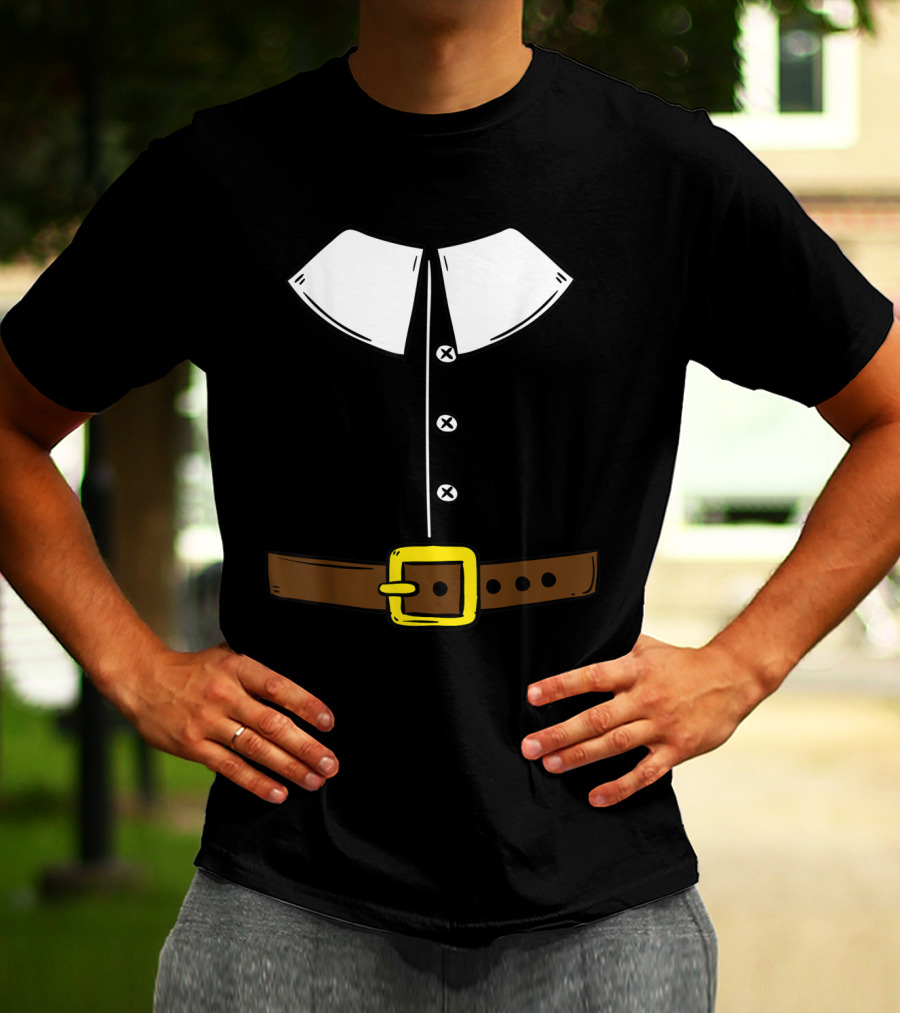Funny Thanksgiving Pilgrim Costume T-Shirt