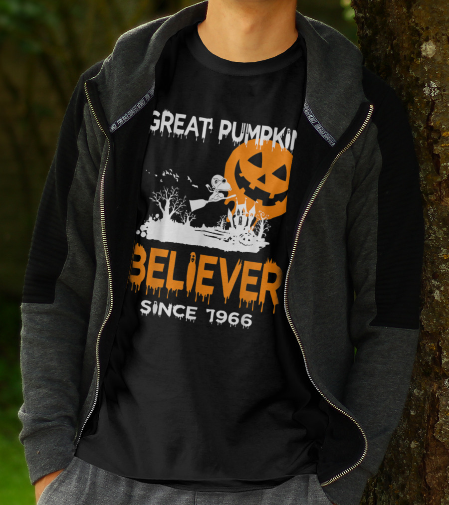 Great Pumpkin Believer Since 1966 Halloween Fun T-Shirt
