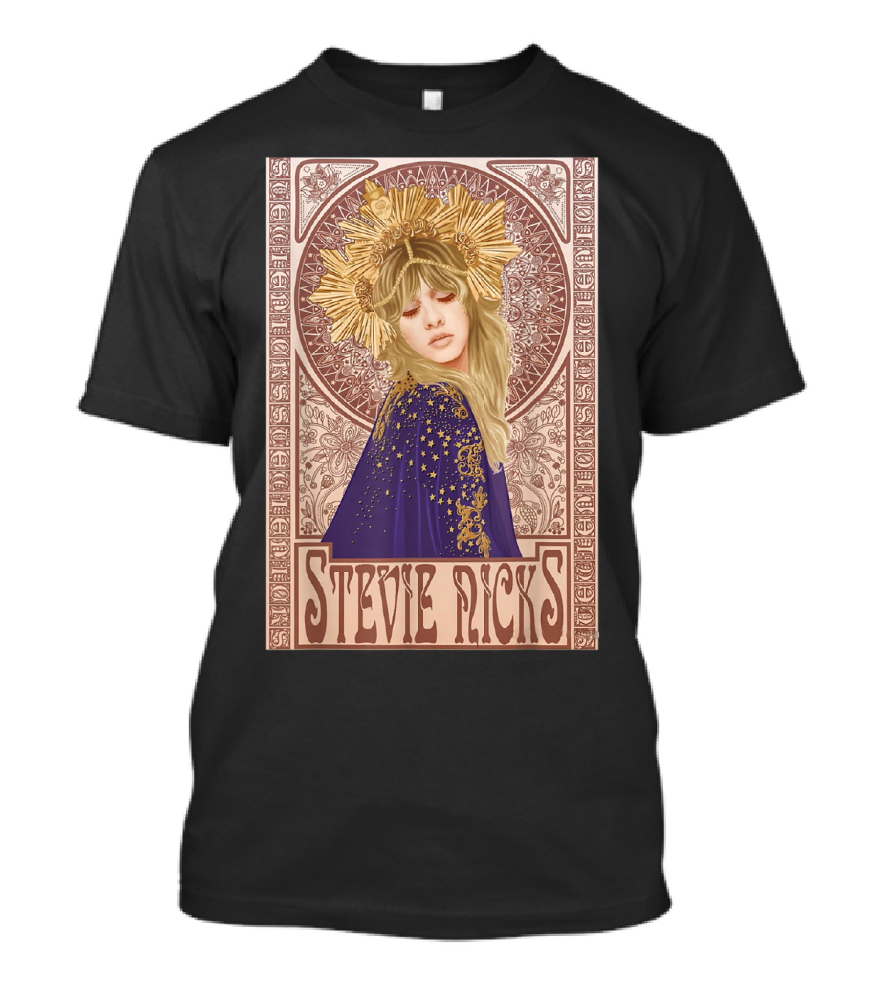 Stevie Nicks Vintage Art Nouveau Style Lady Legend T-Shirt
