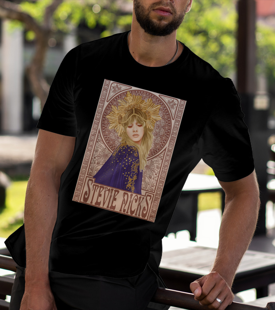 Stevie Nicks Vintage Art Nouveau Style Lady Legend T-Shirt