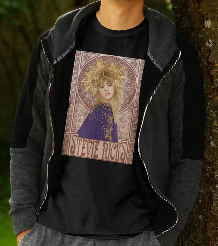 Stevie Nicks Vintage Art Nouveau Style Lady Legend T-Shirt