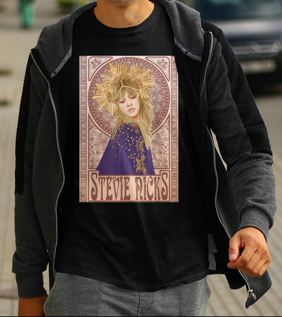 Stevie Nicks Vintage Art Nouveau Style Lady Legend T-Shirt