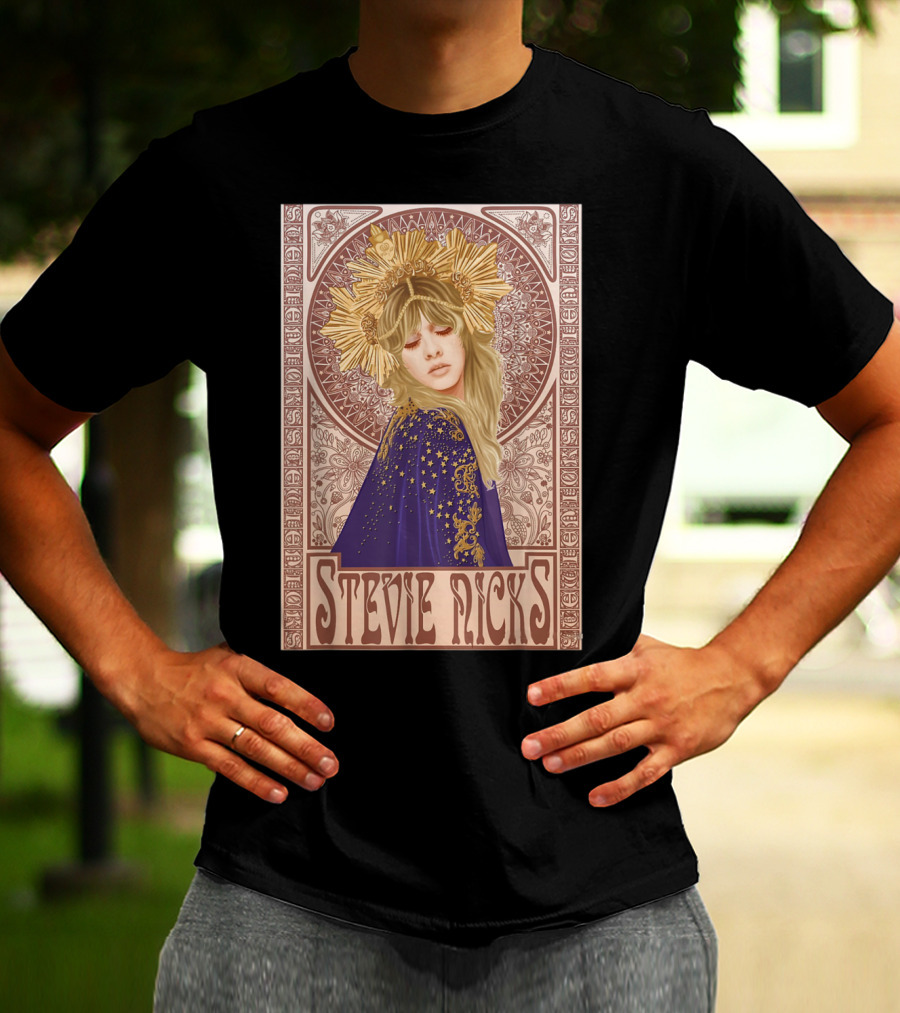 Stevie Nicks Vintage Art Nouveau Style Lady Legend T-Shirt