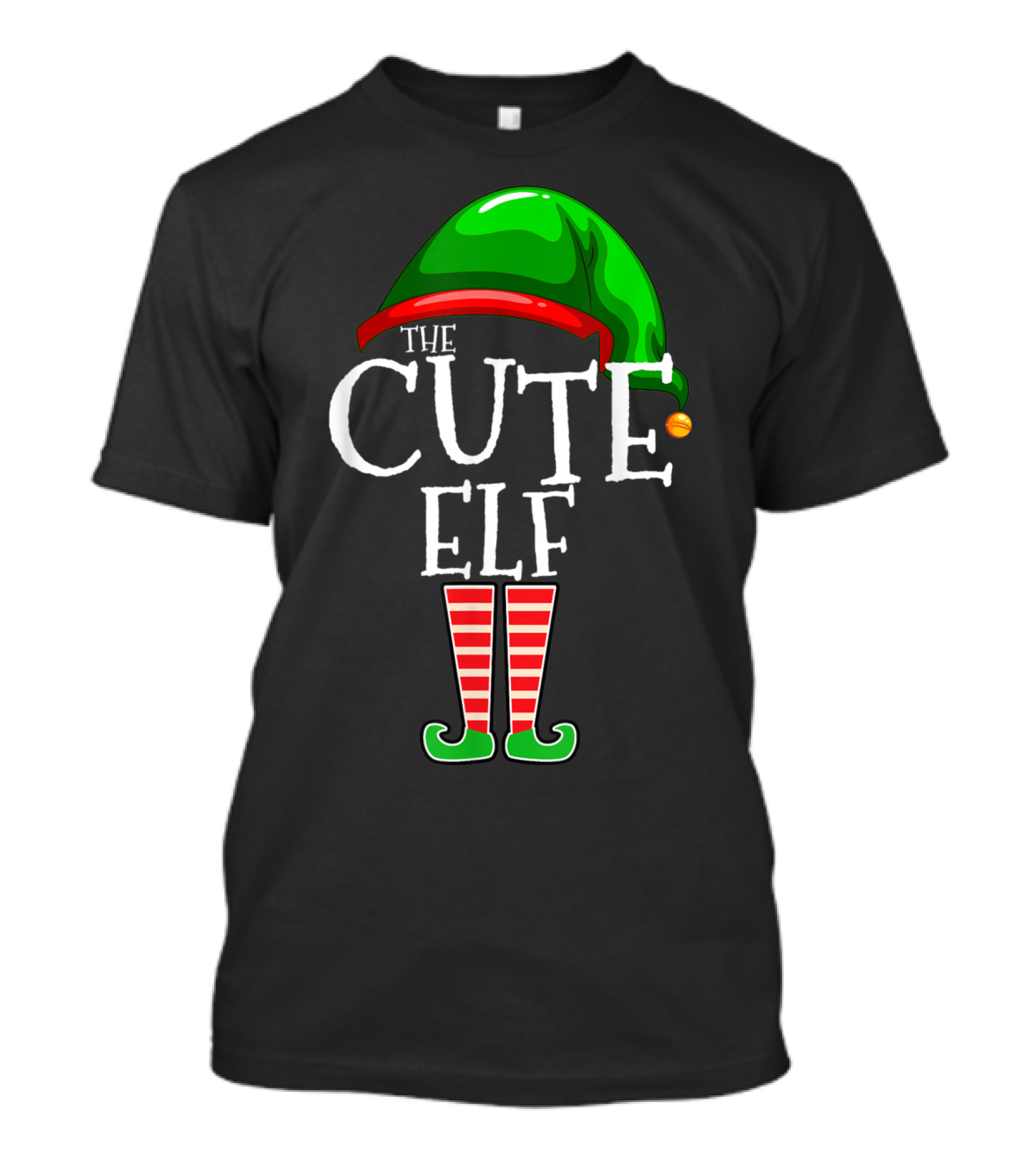 The Cute Elf Christmas Family Matching Group Holiday T-Shirt