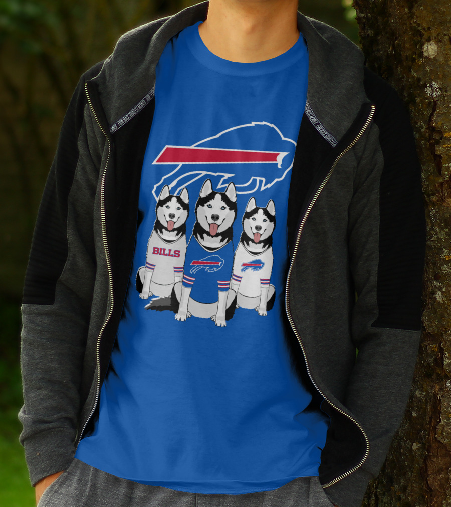 Bills Buffalo Husky Trio T-Shirt