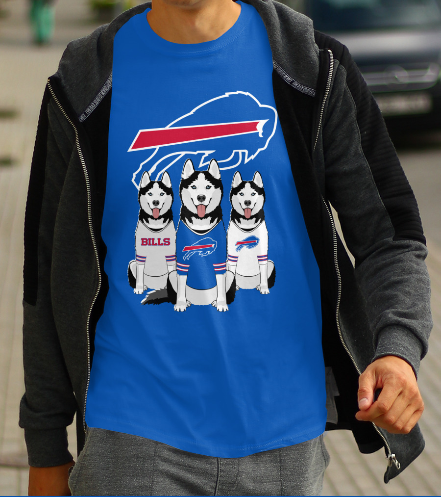 Bills Buffalo Husky Trio T-Shirt
