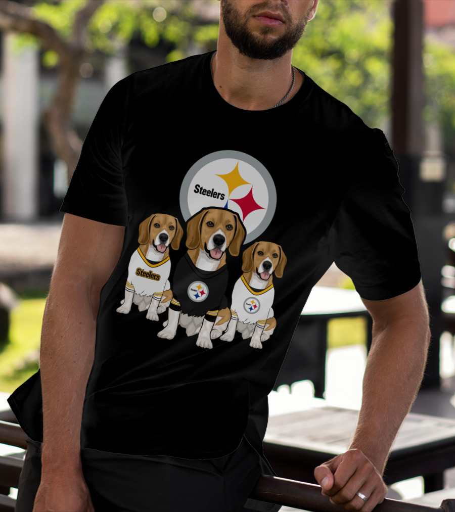 Steelers Beagle Trio T-Shirt