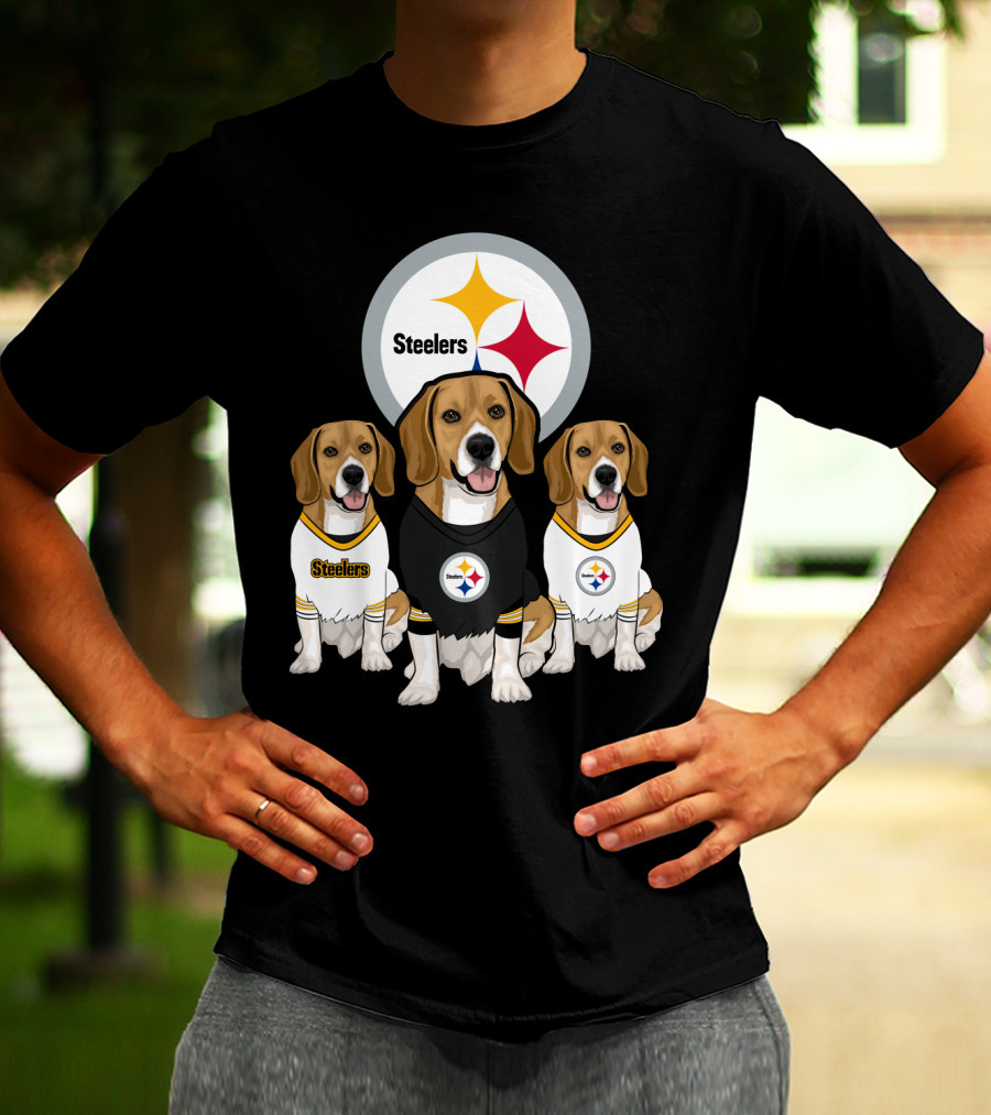 Steelers Beagle Trio T-Shirt
