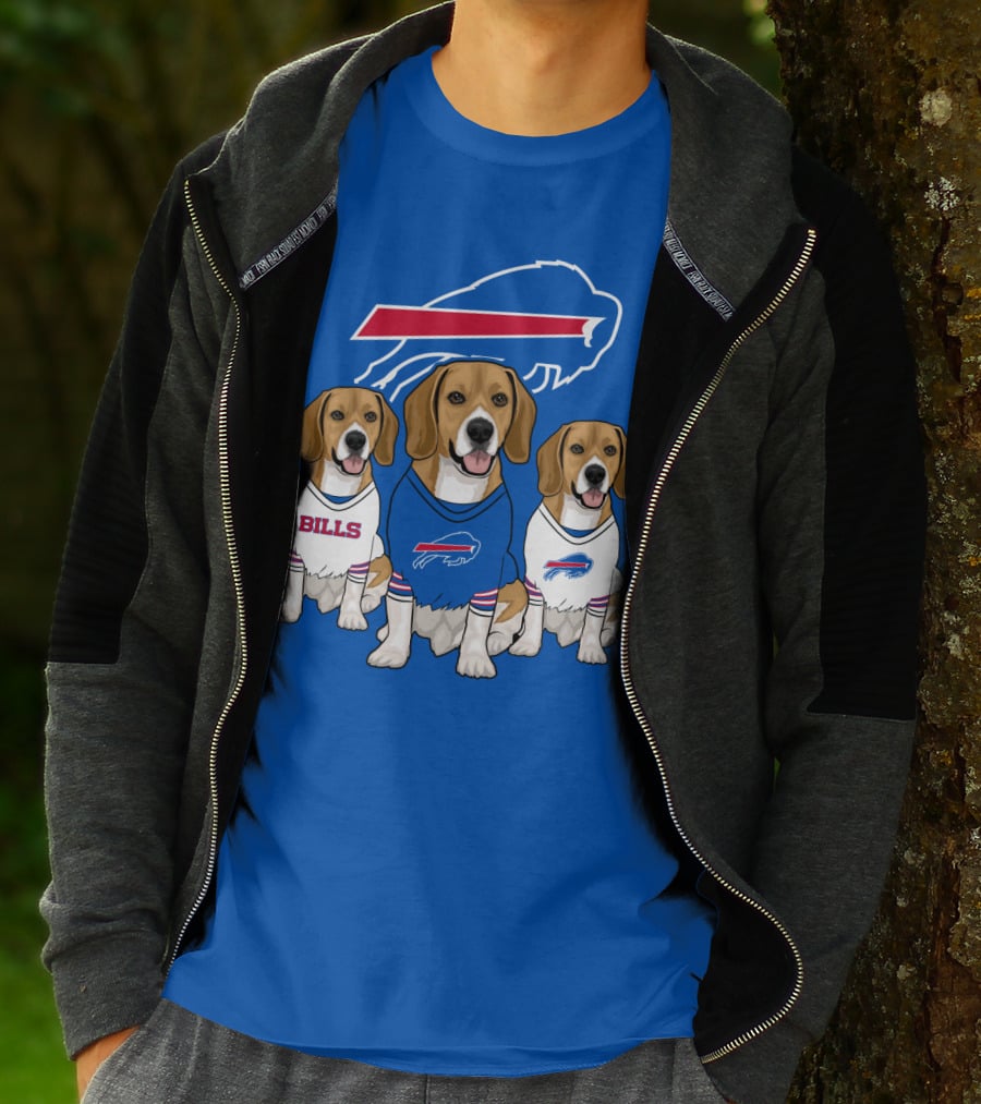 Buffalo Bills Beagle Trio T-Shirt