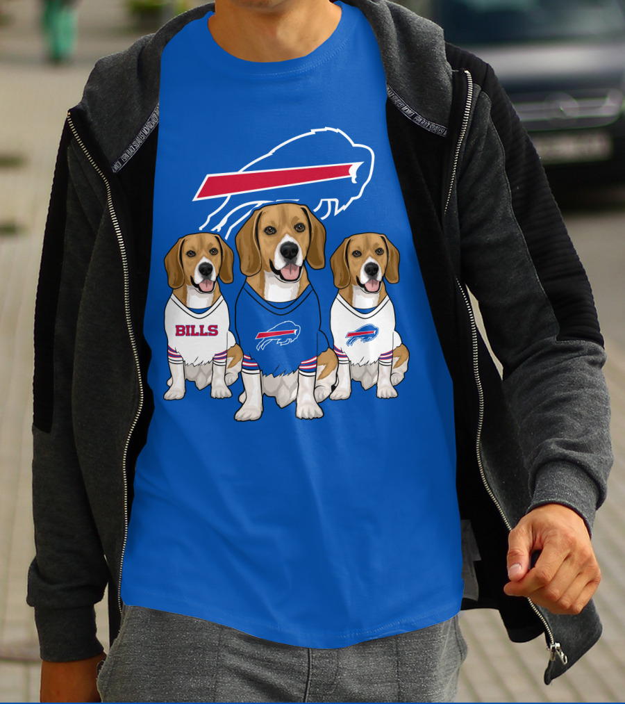 Buffalo Bills Beagle Trio T-Shirt