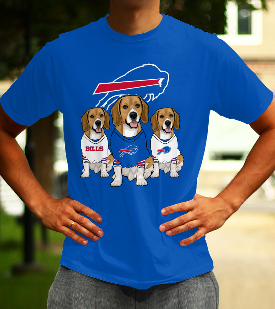 Buffalo Bills Beagle Trio T-Shirt