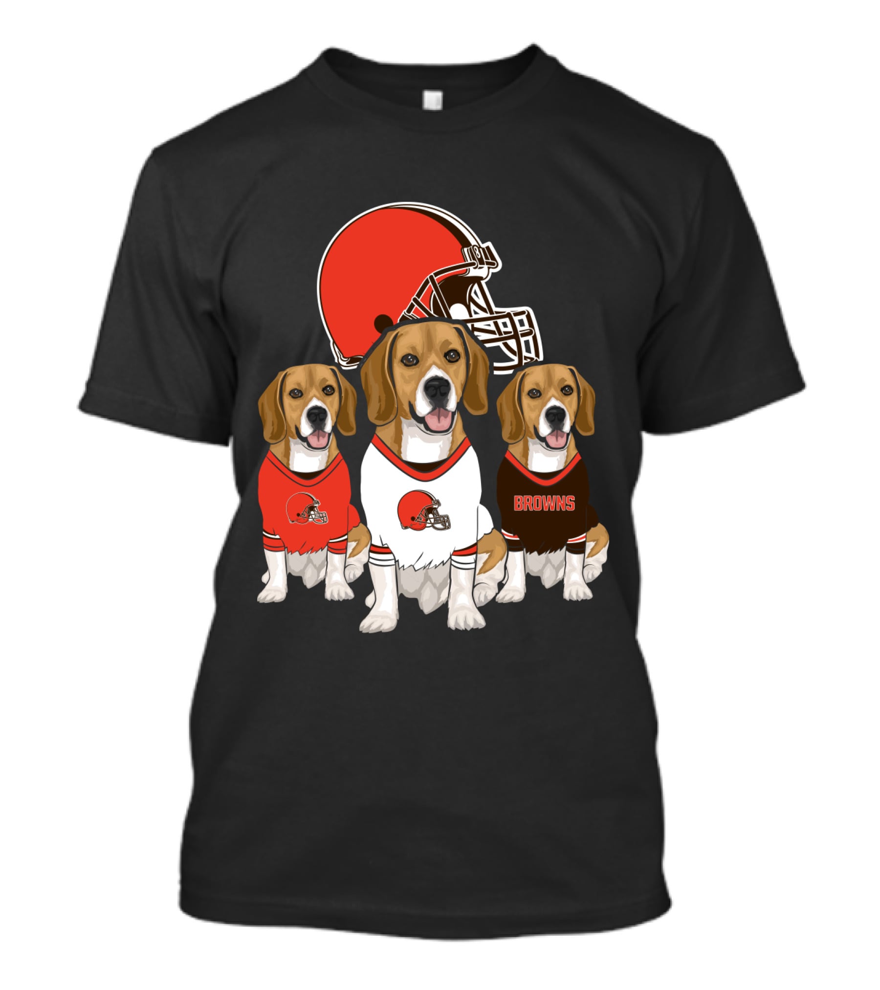 Cleveland Browns Beagles T-Shirt