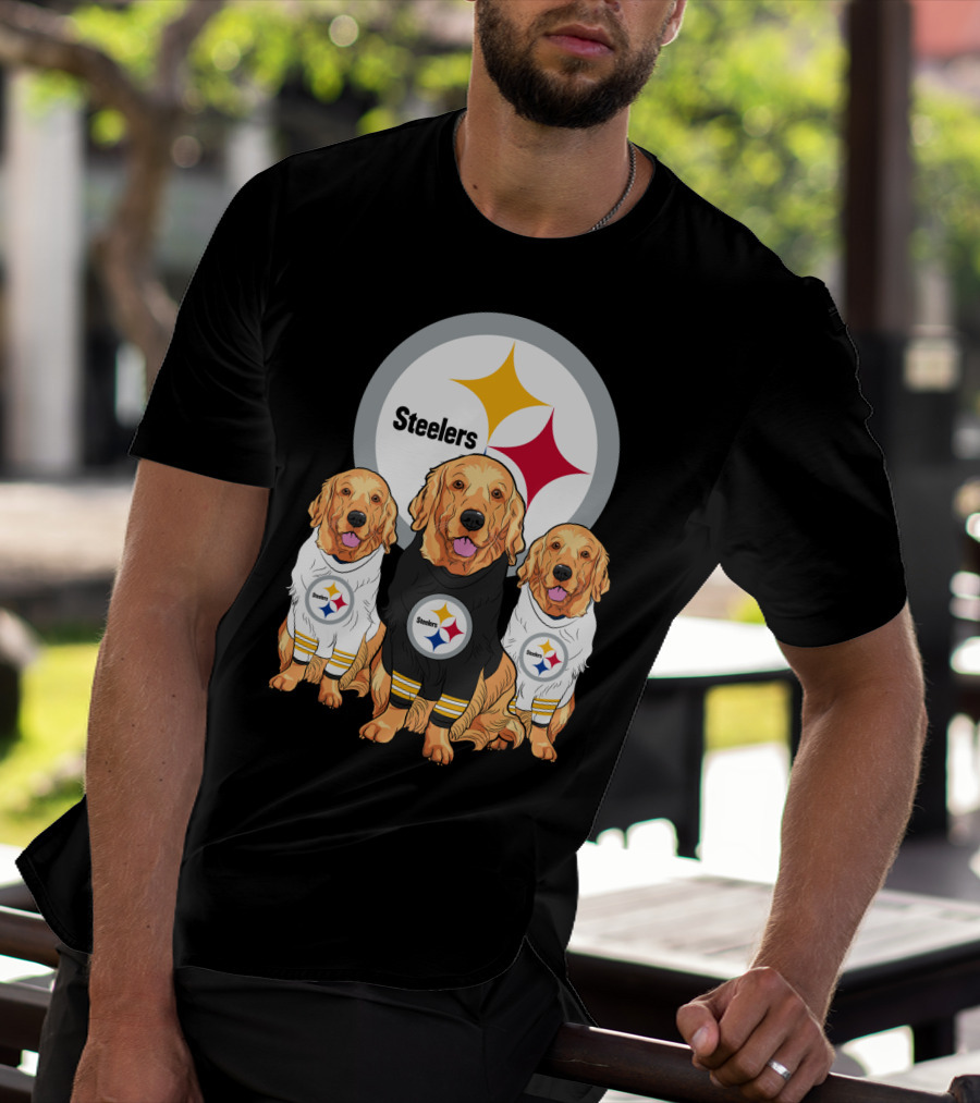 Steelers Golden Retrievers T-Shirt