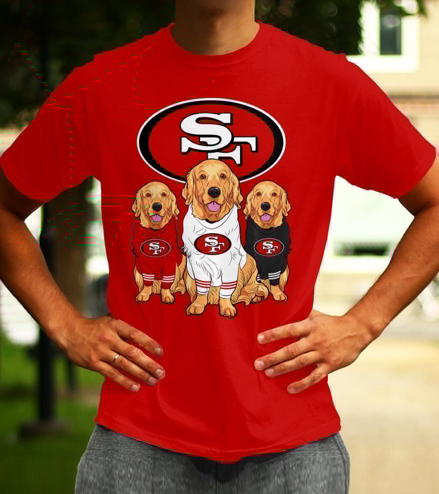 San Francisco 49ers Golden Retrievers T-Shirt