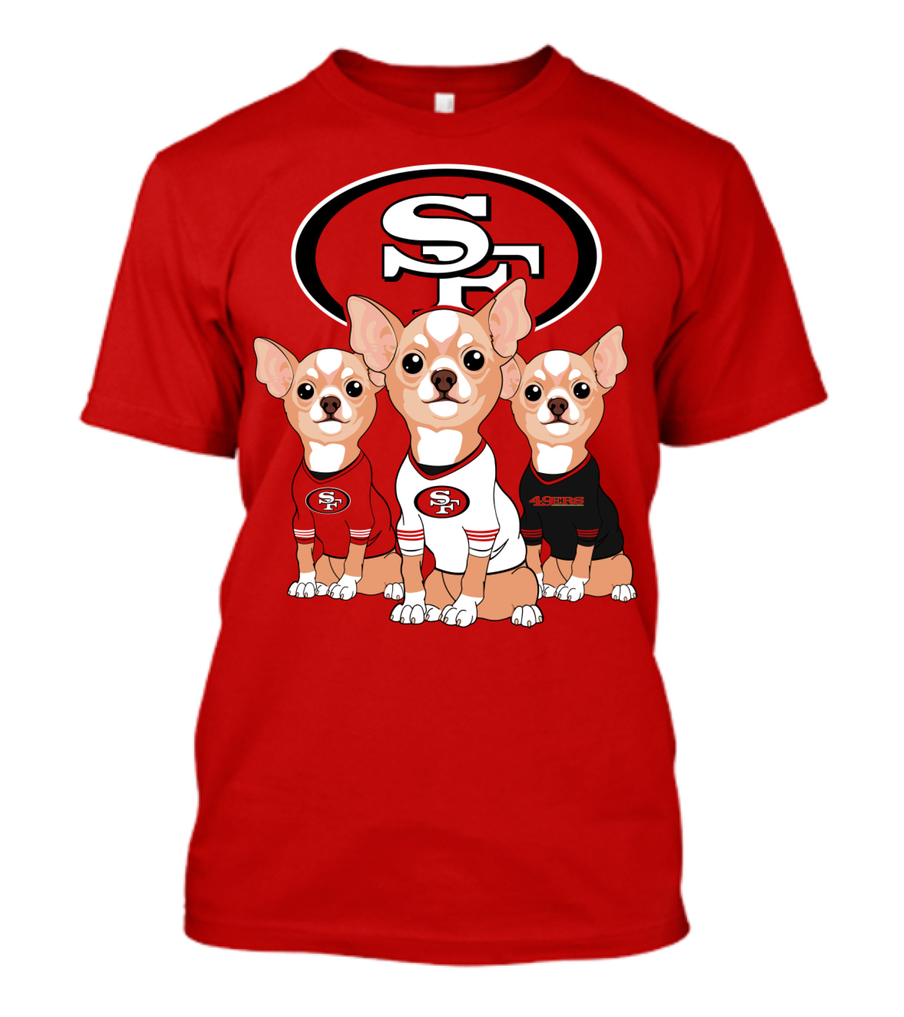 San Francisco 49ers Chihuahua T-Shirt