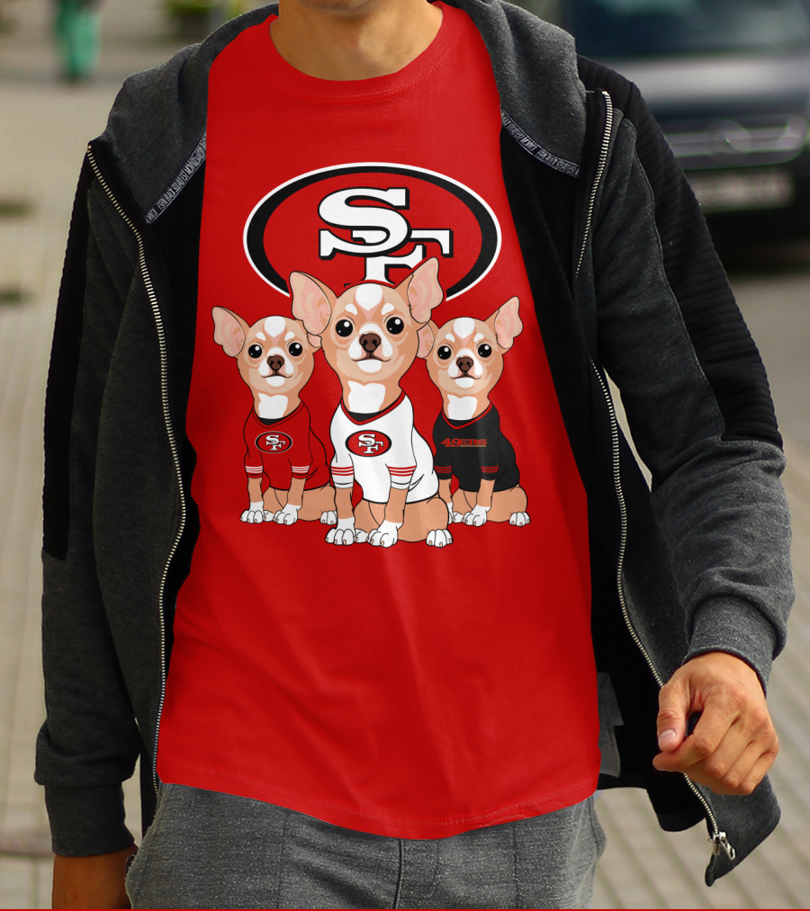 San Francisco 49ers Chihuahua T-Shirt
