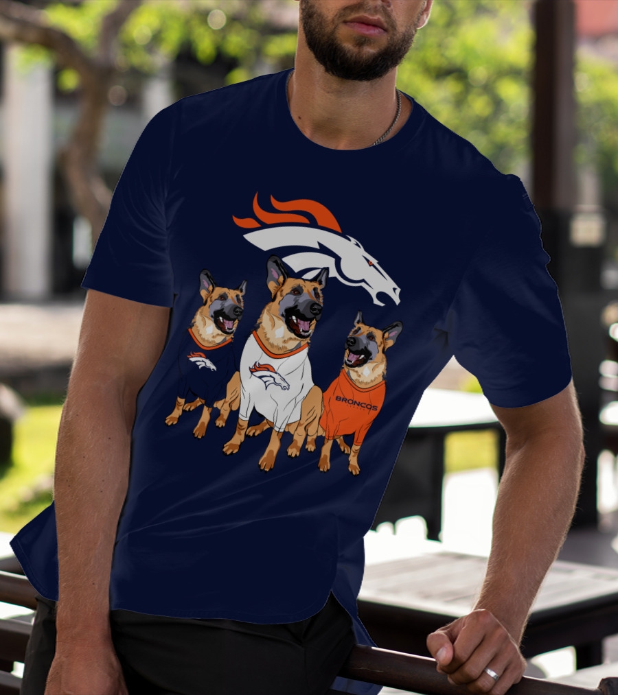 Broncos German Shepherds Trio T-Shirt