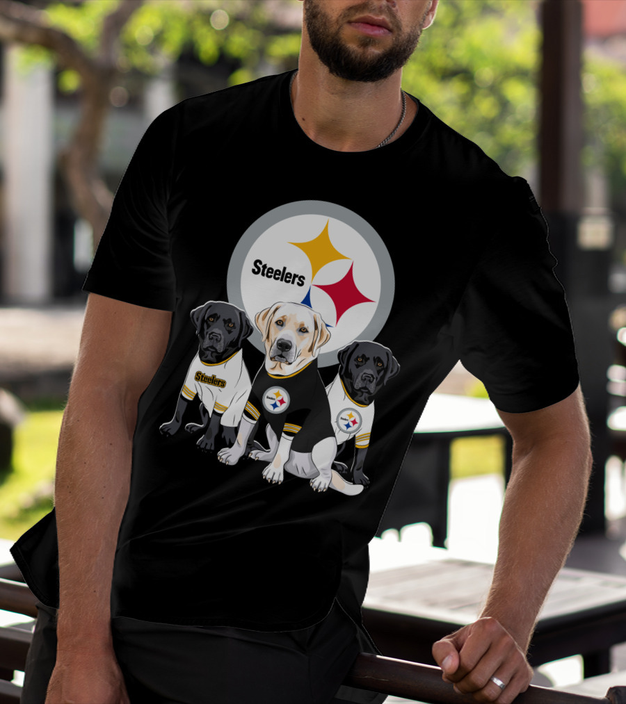 Steelers Labrador Trio T-Shirt
