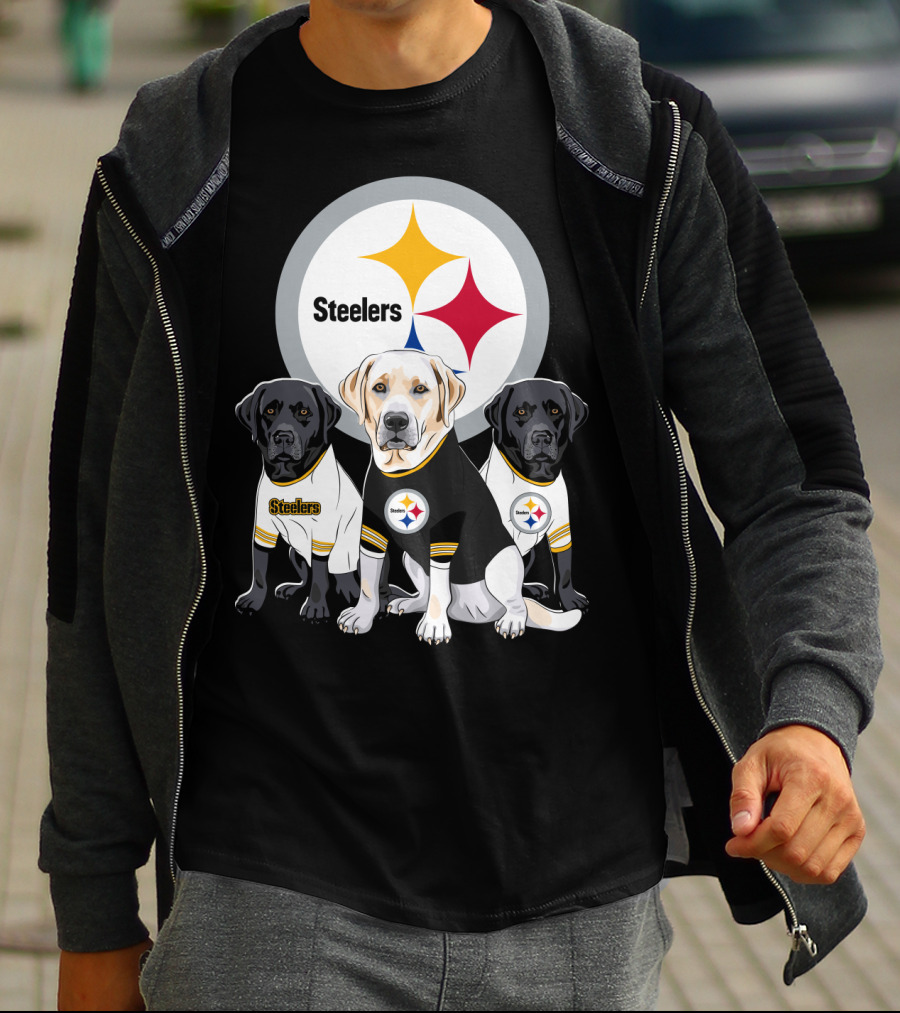 Steelers Labrador Trio T-Shirt