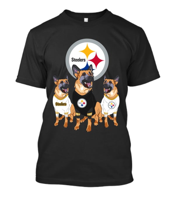 Steelers German Shepherd Trio T-Shirt