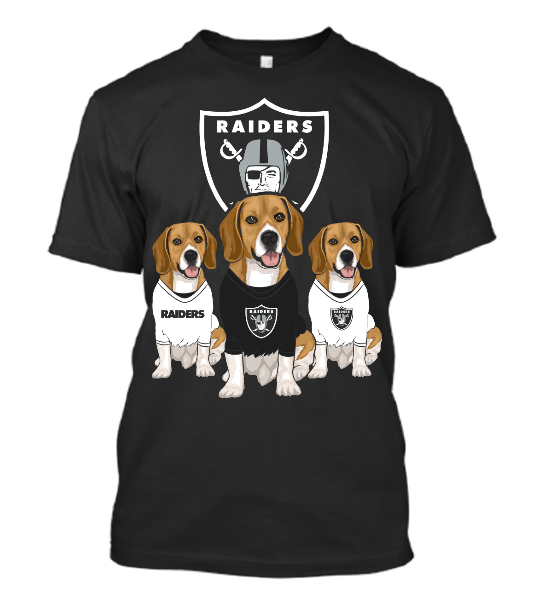 Las Vegas Raiders Beagles T-Shirt