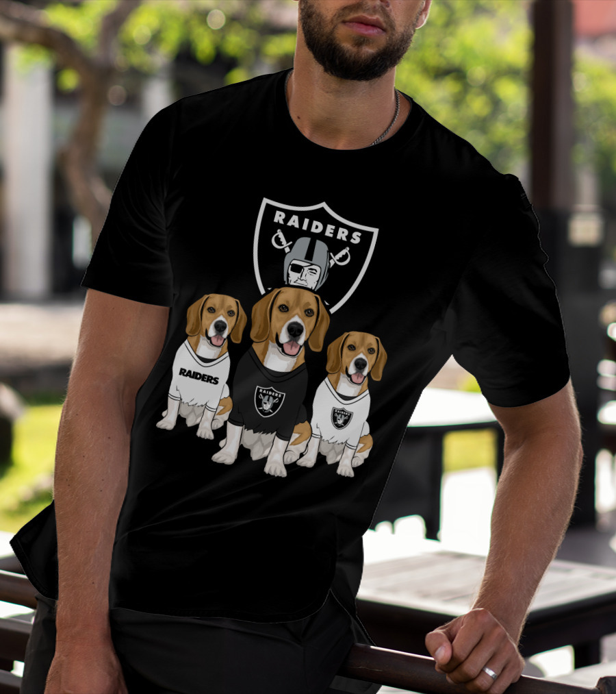 Las Vegas Raiders Beagles T-Shirt