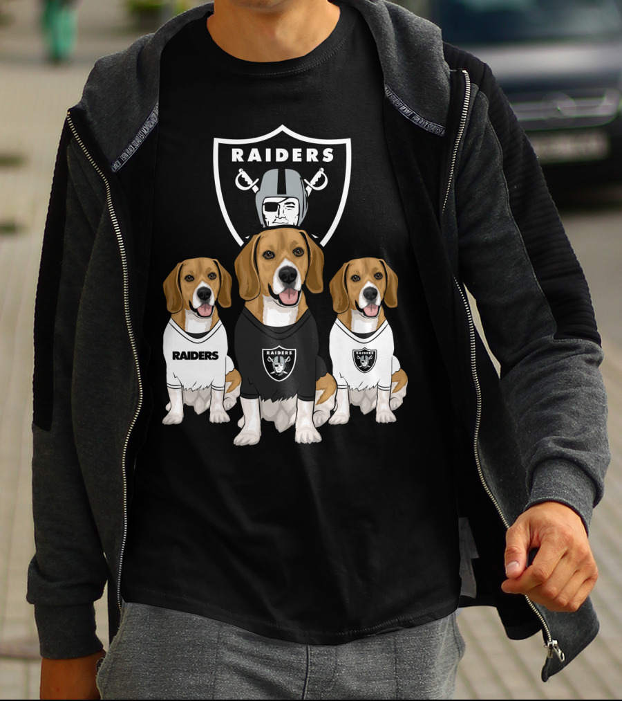 Las Vegas Raiders Beagles T-Shirt