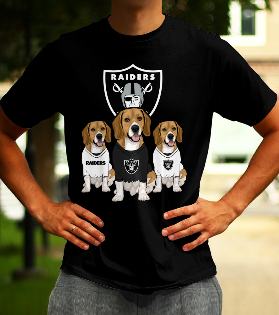 Las Vegas Raiders Beagles T-Shirt
