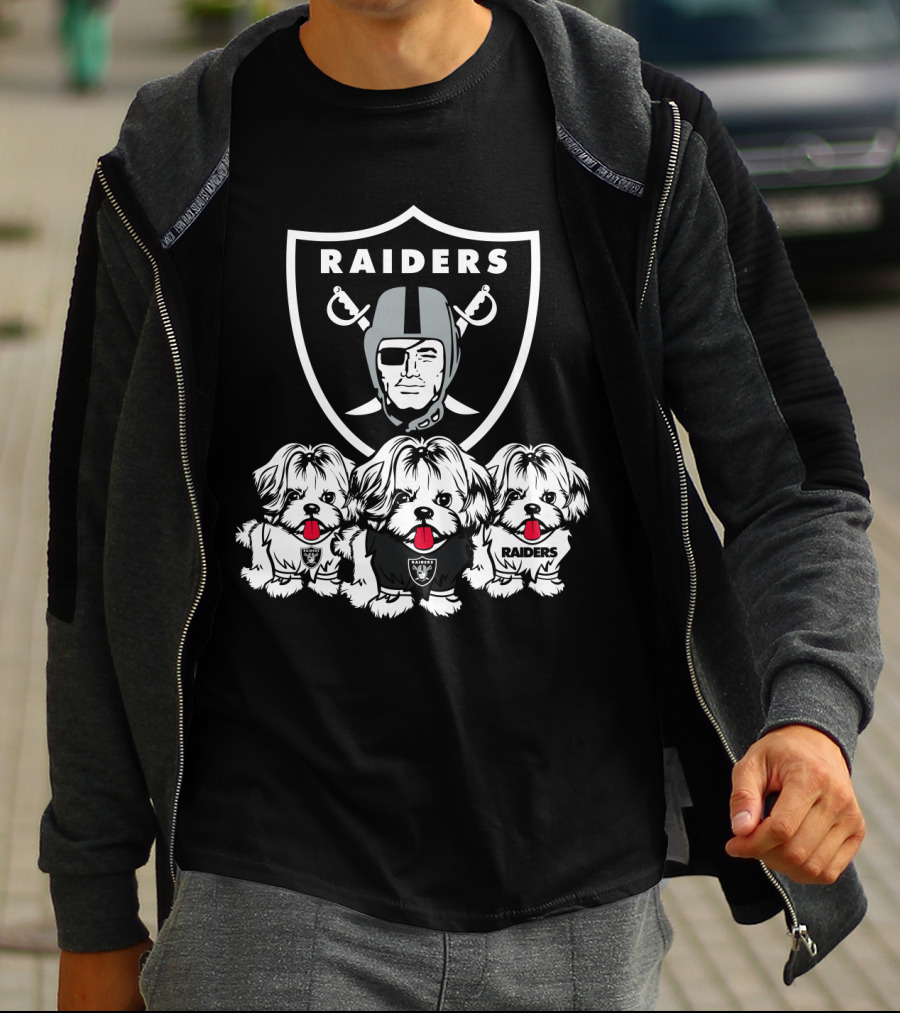 Raiders Shih Tzu T-Shirt
