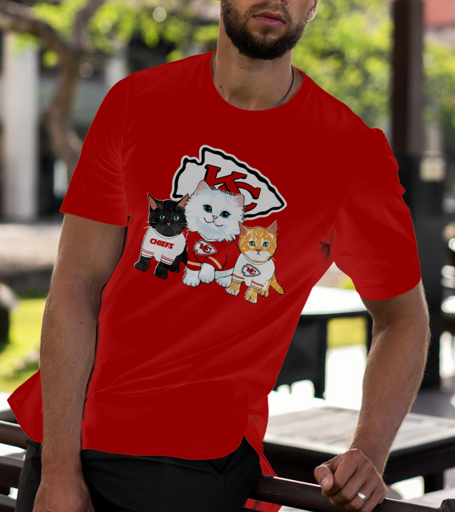 Kc Chiefs Cats T-Shirt