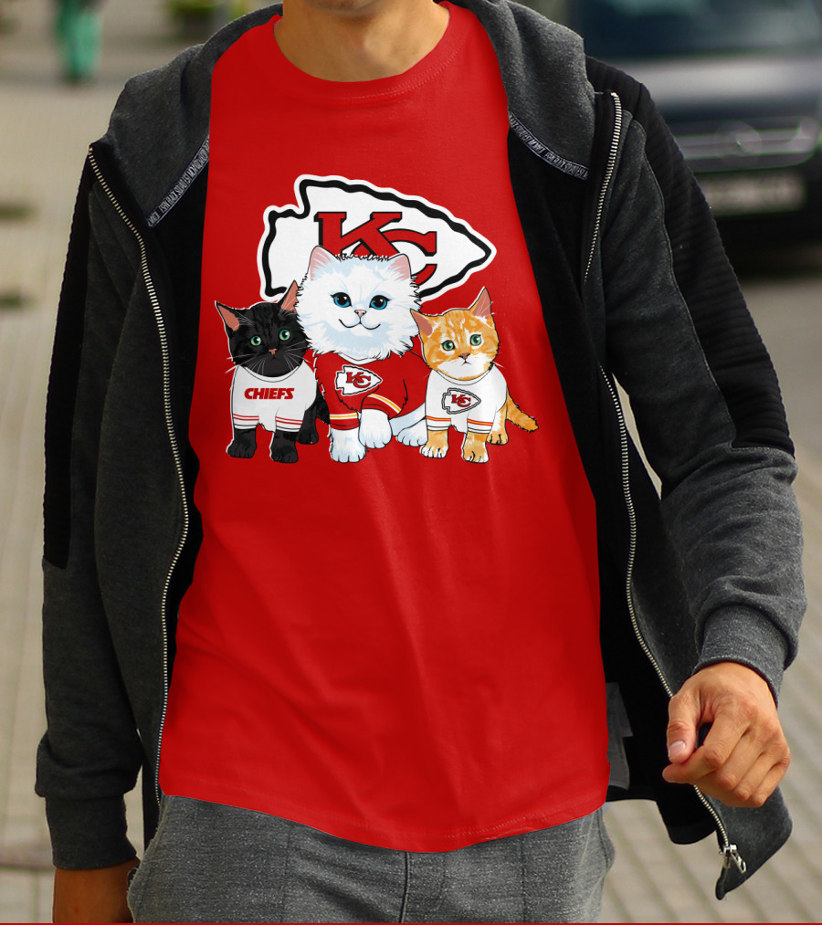 Kc Chiefs Cats T-Shirt