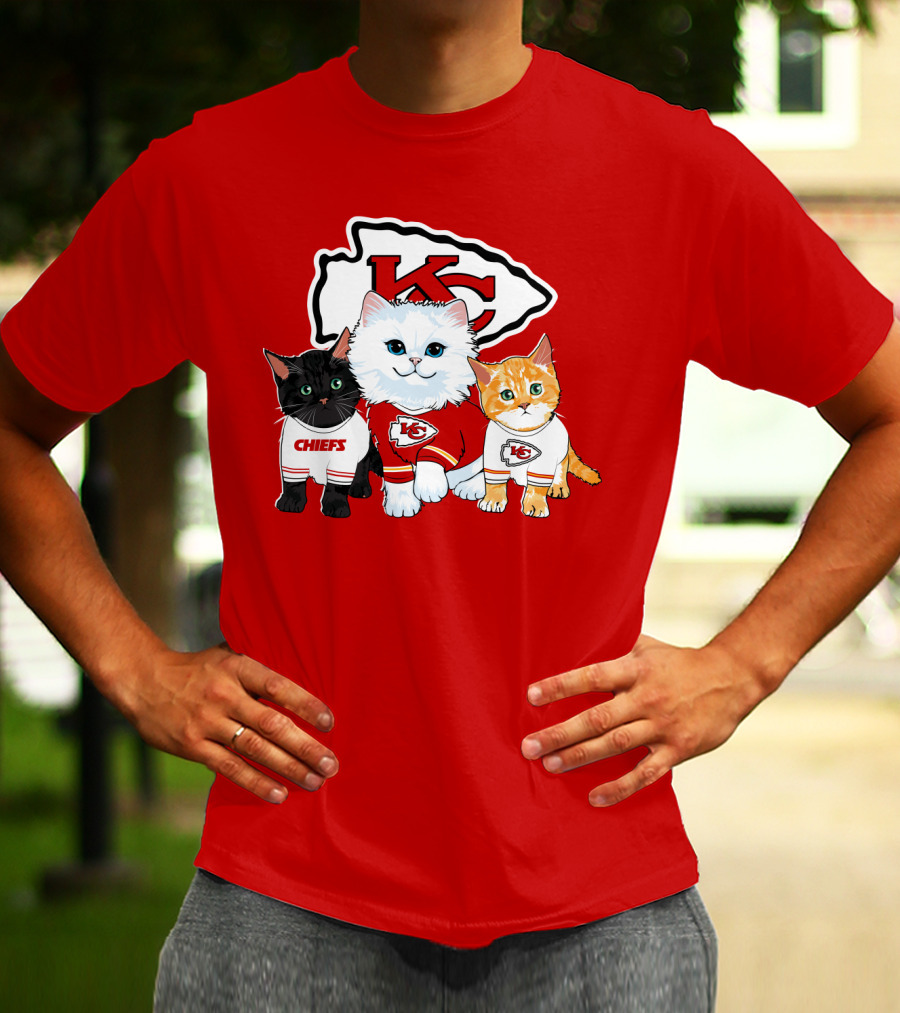 Kc Chiefs Cats T-Shirt