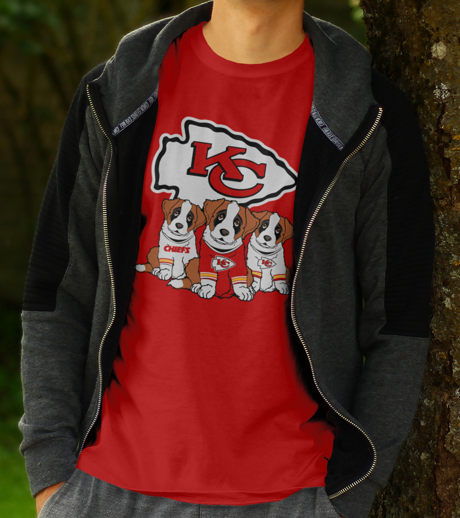 Kansas City Chiefs Kc Saint Bernard T-Shirt