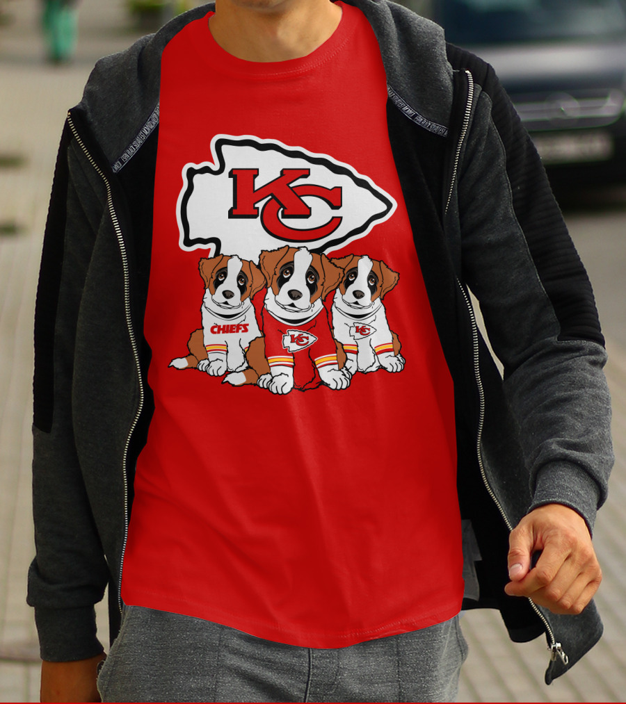 Kansas City Chiefs Kc Saint Bernard T-Shirt