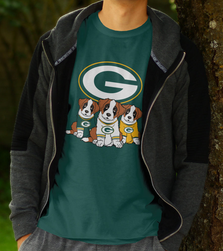 Green Bay Packers Saint Bernard T-Shirt