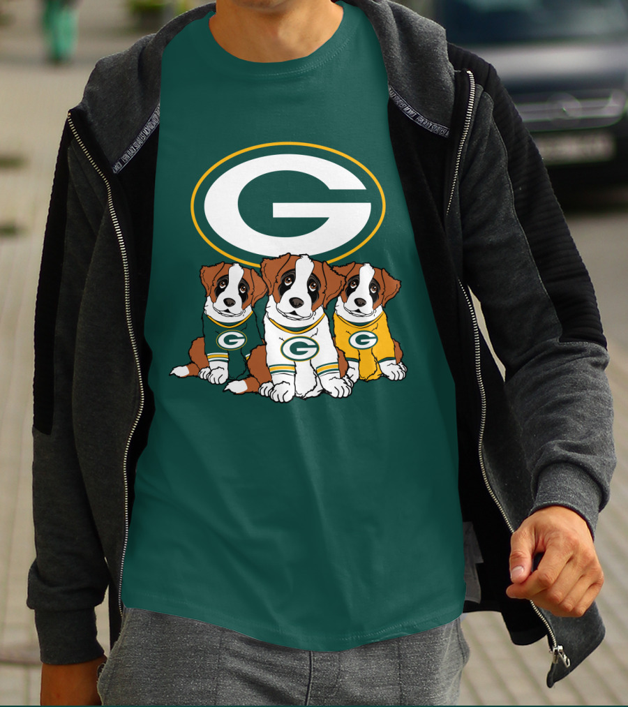 Green Bay Packers Saint Bernard T-Shirt