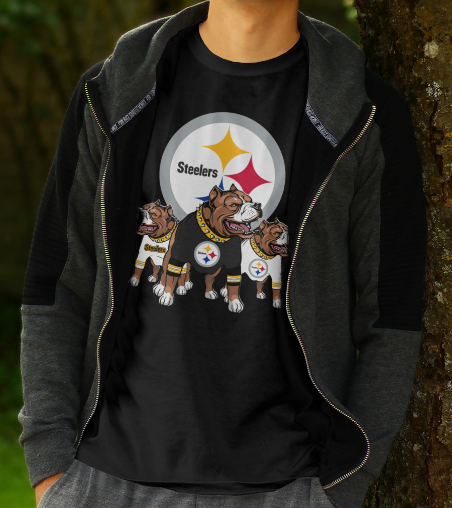 Steelers Bulldog Trio T-Shirt