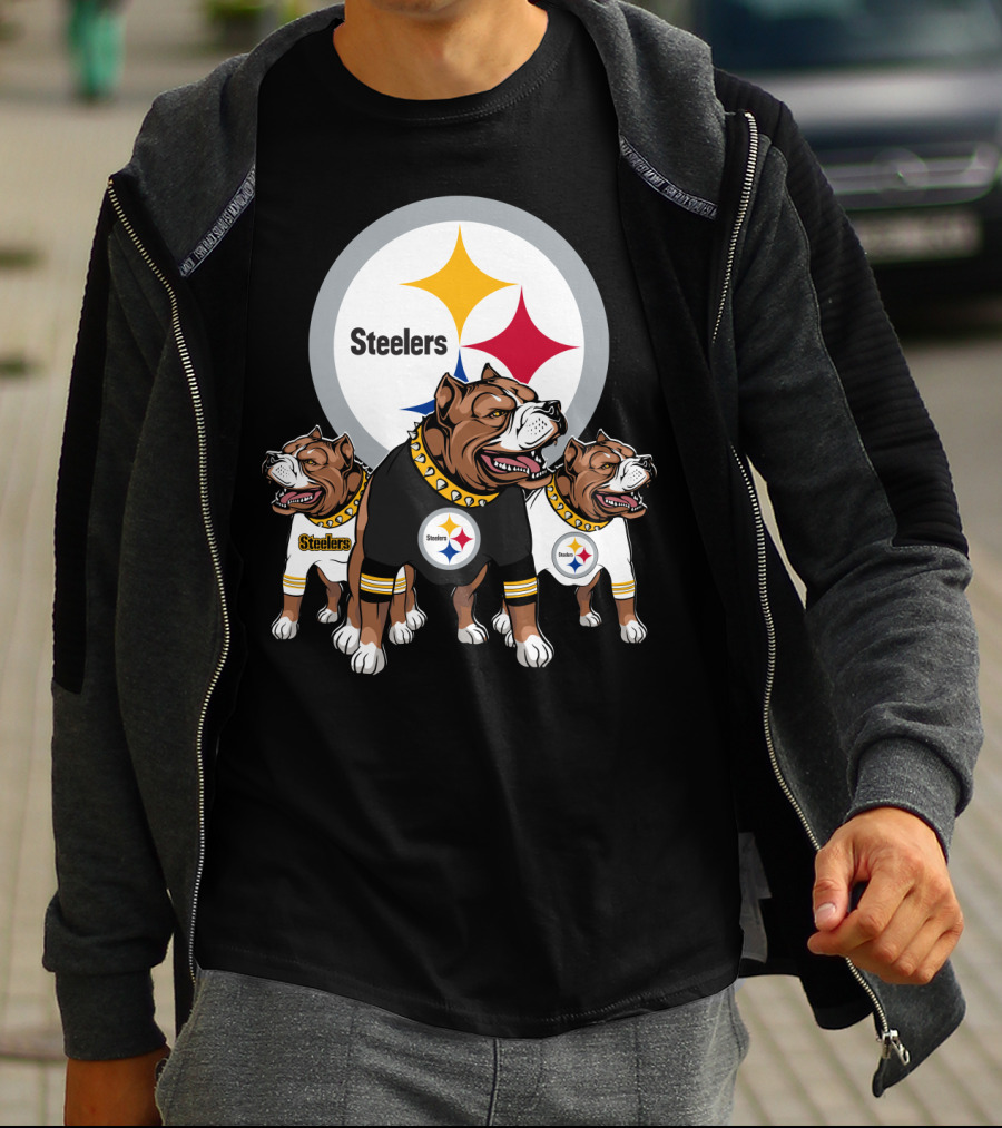 Steelers Bulldog Trio T-Shirt