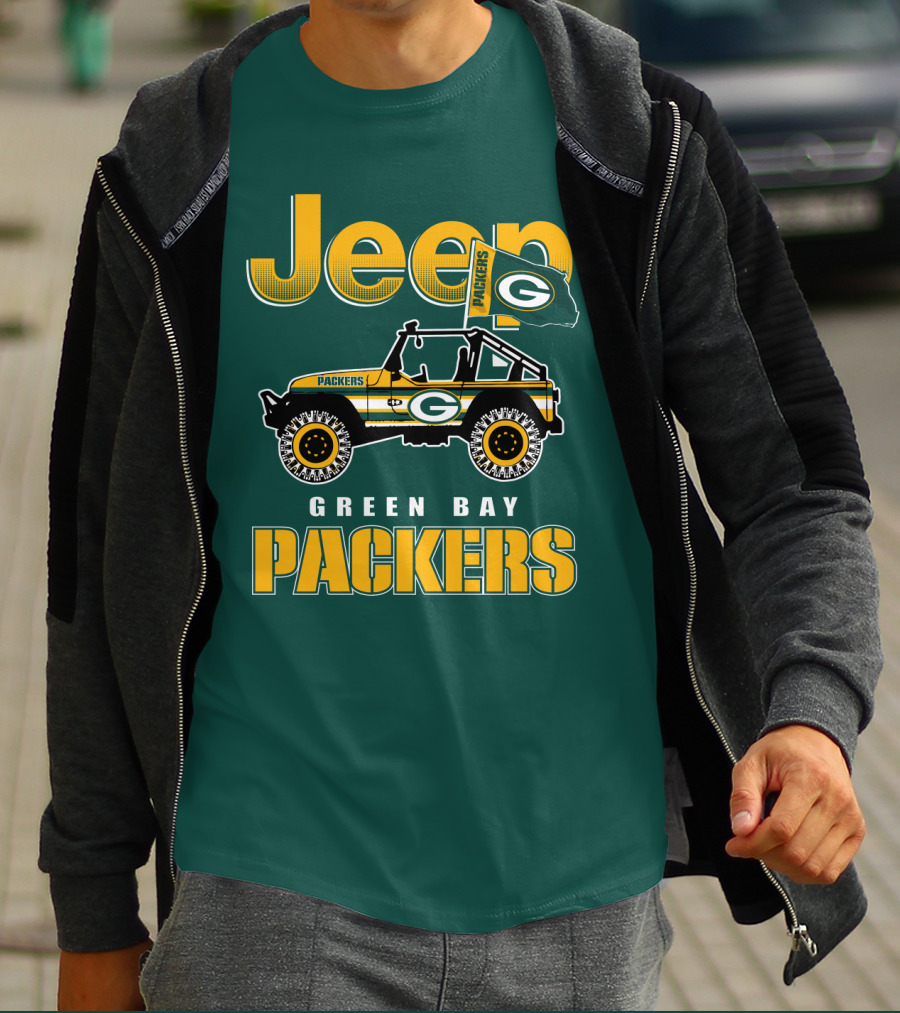 Jeep Green Bay Packers T-Shirt