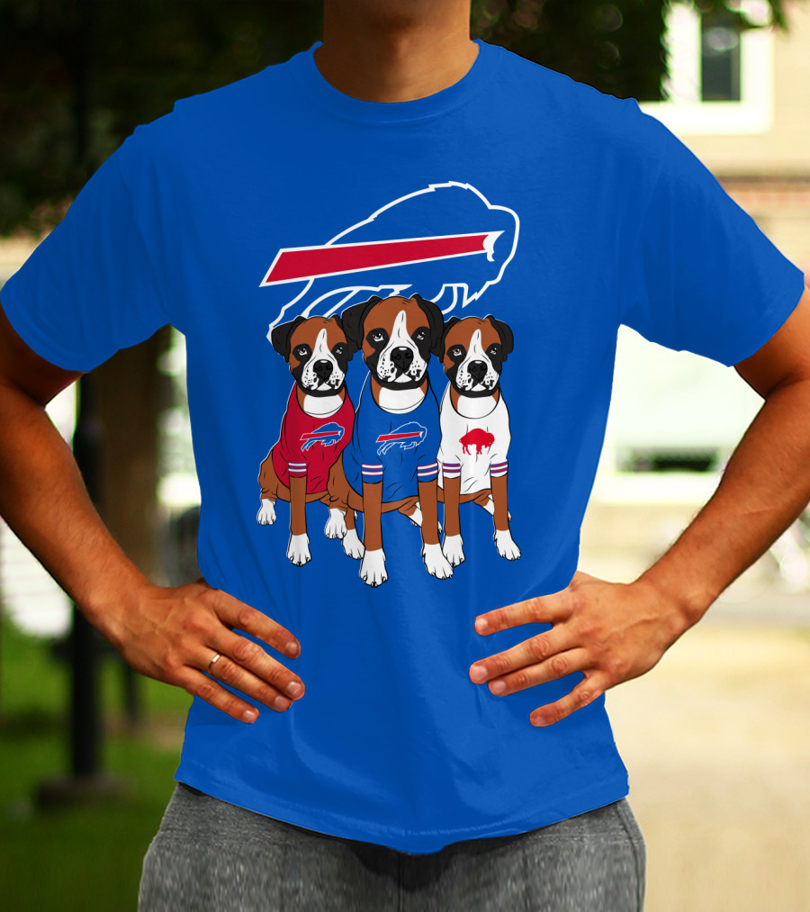 Buffalo Bills Boxer Dogs T-Shirt