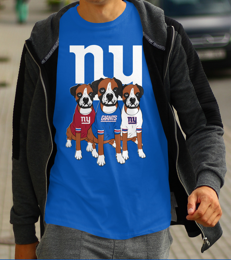 New York Giants Three Boxer T-Shirt