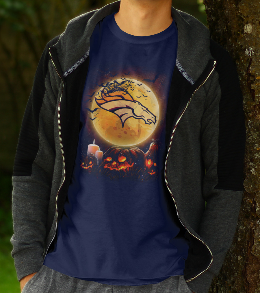Denver Broncos Halloween T-Shirt